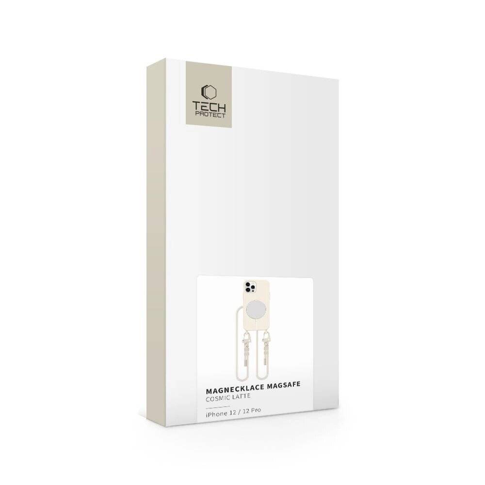 Tech-Protect MagNecklace MagSafe-Hülle iPhone 12 / Pro – Beige-2
