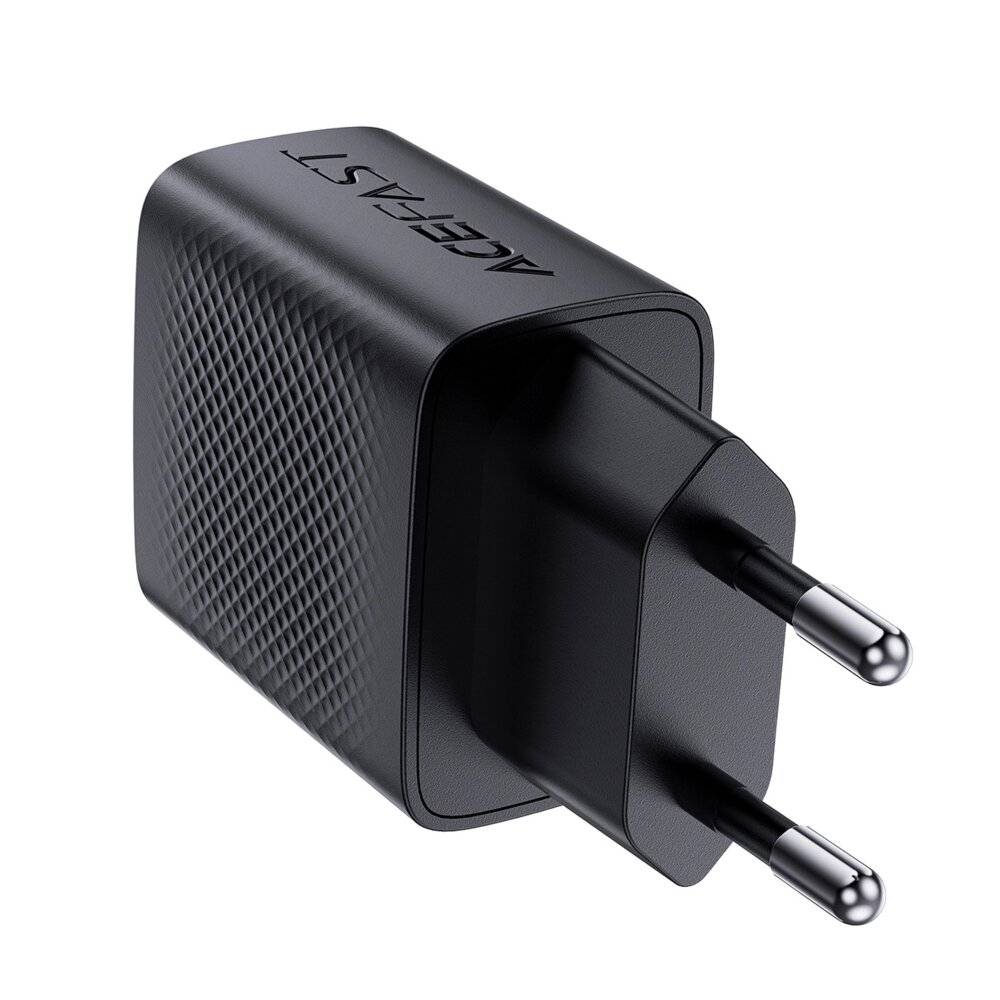 Acefast A78 GaN USB-A / USB-C PD 20W Netzwerkladegerät - Schwarz-3