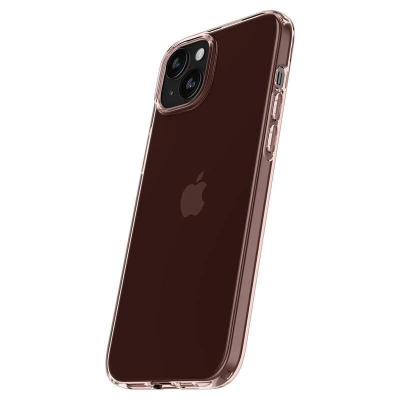 Spigen Crystal Flex Hülle iPhone 15 Plus – rosa transparent-1