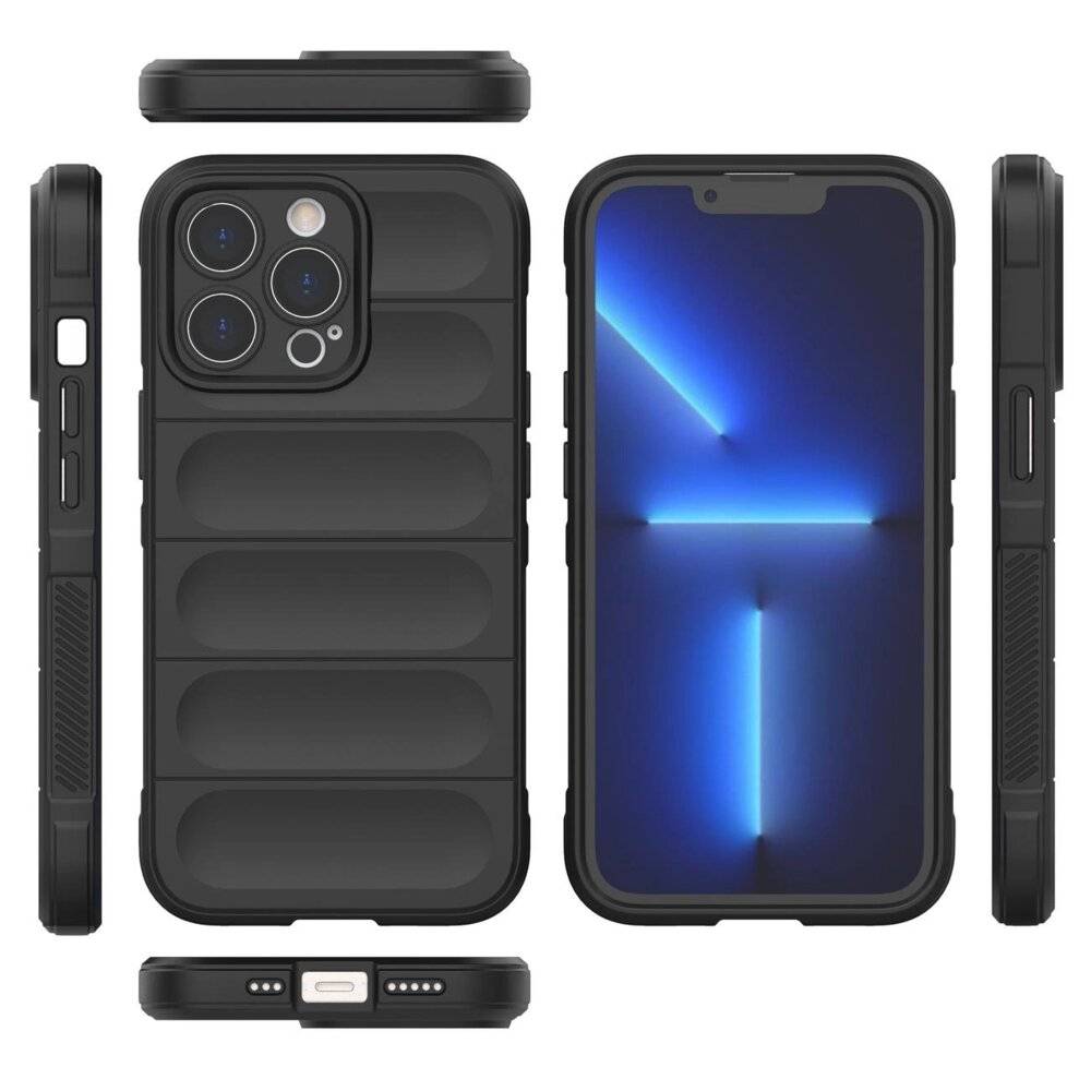 Magic Shield Case Hülle iPhone 13 Pro Max flexible Panzerhülle dunkelblau-1