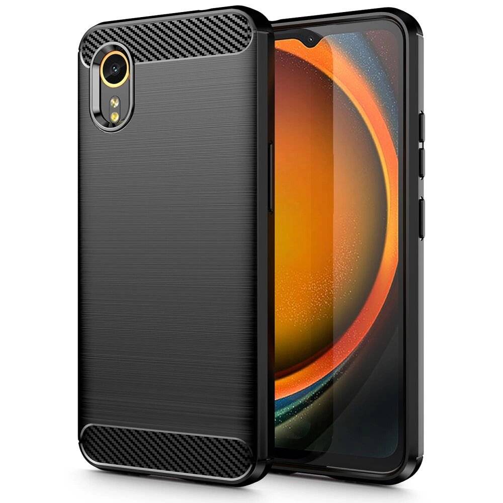 Tech-Protect TPUCarbon-Hülle Samsung Galaxy XCover 7 - Schwarz-5