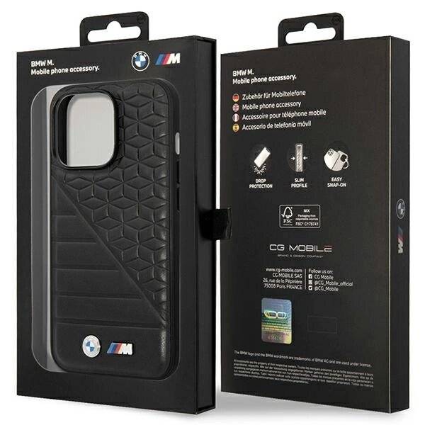 BMW Bi Pattern Case iPhone 14 Pro 6,1″ - Schwarz-1
