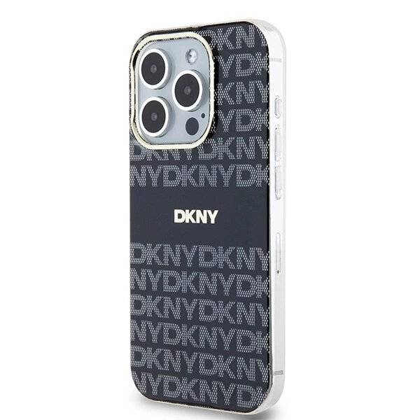 DKNY IML Mono & Stripe MagSafe Hülle iPhone 14 Pro Max – Schwarz-1