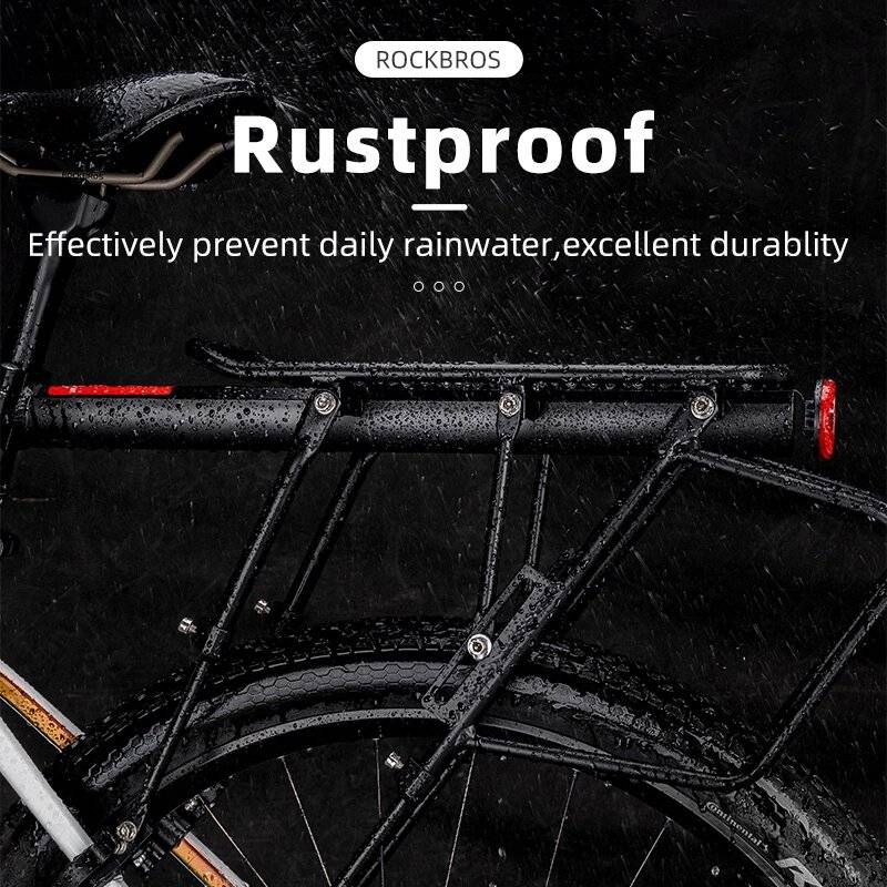 Rockbros 33210004001 Fahrradträger Ablage – Schwarz-4