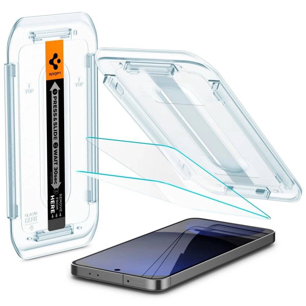 Spigen Glas.tR EZ Fit gehärtetes Glas Samsung Galaxy S24 FE 2 Stück-2