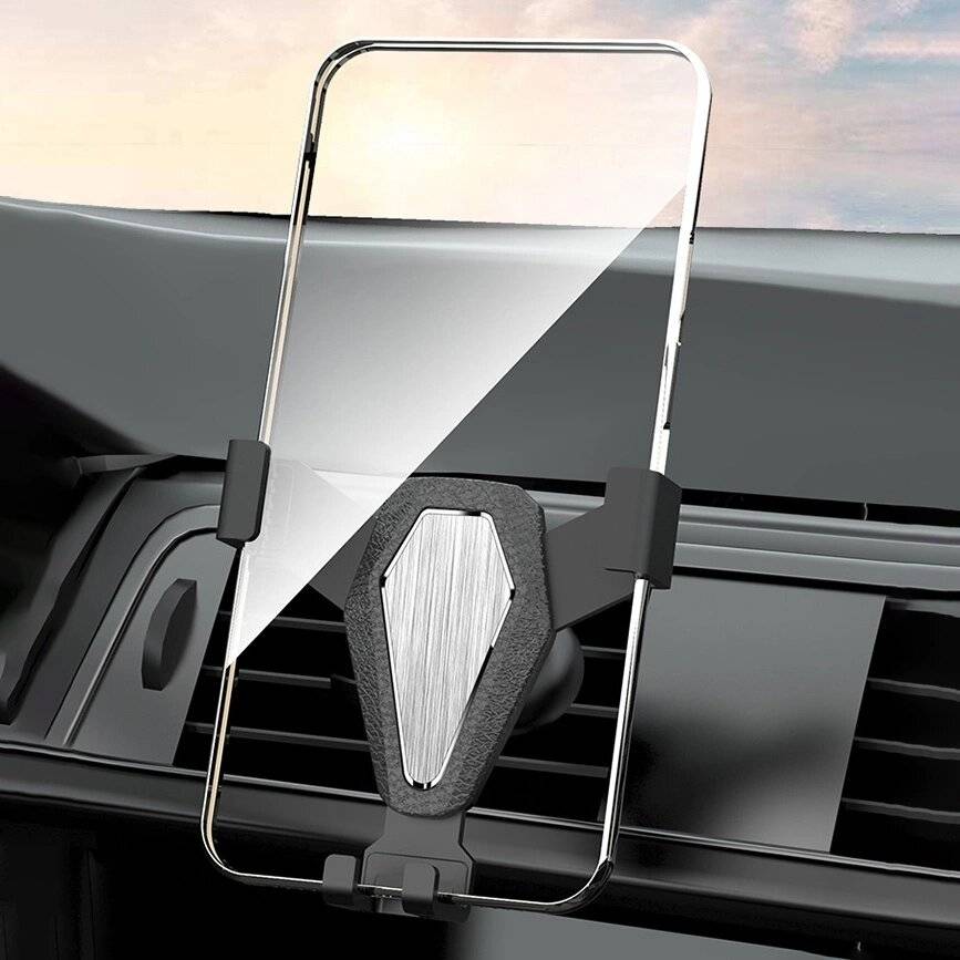 Gravity Smartphone-Autohalterung, silber YC07-4