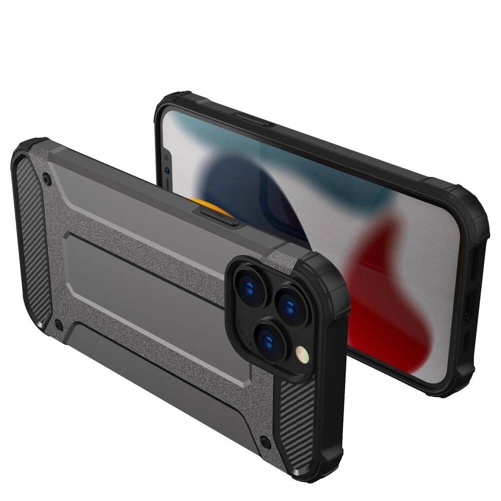 Hybrid Armor Hülle iPhone 14 Pro Max gepanzerte Hybridhülle schwarz-1