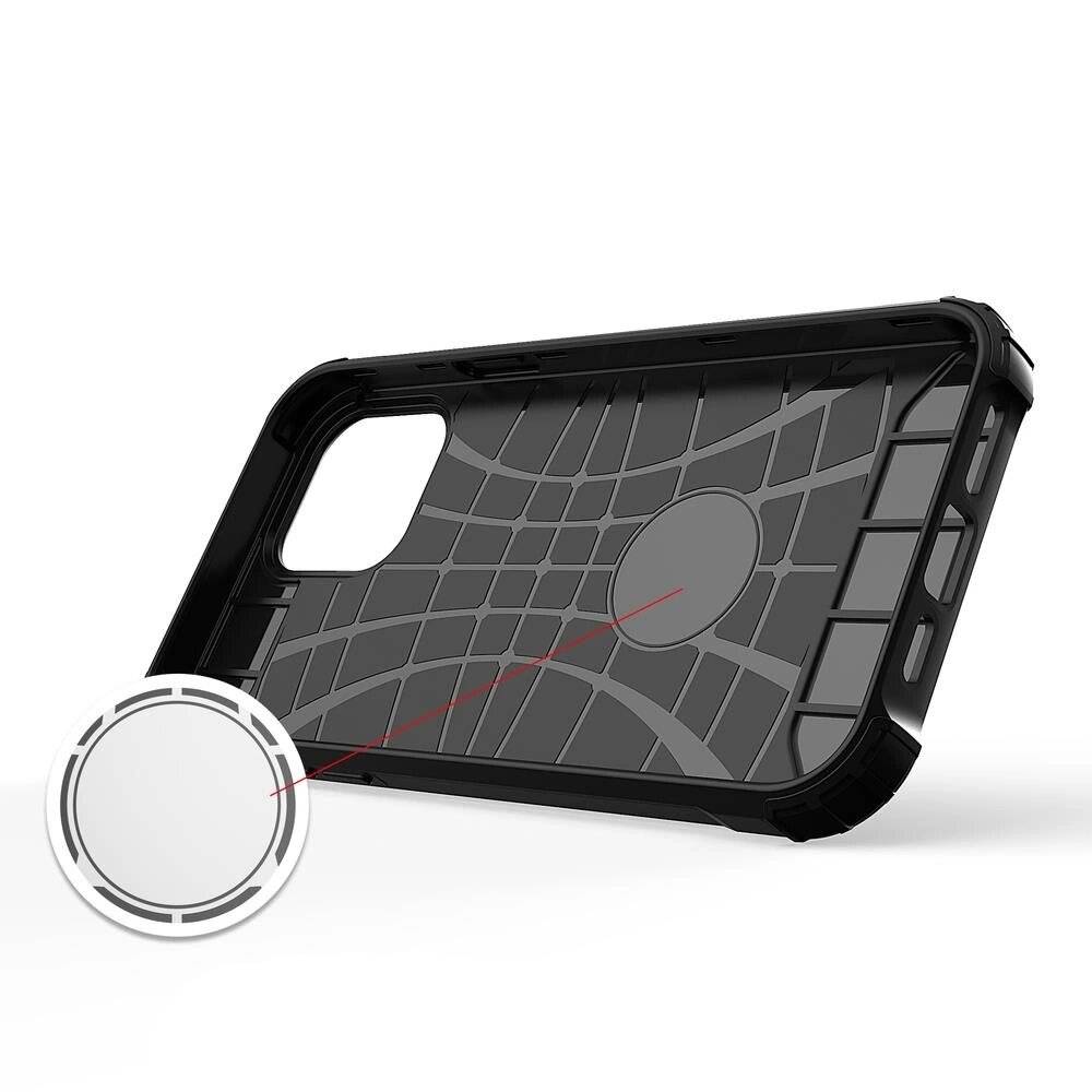 Hybrid Armor Hülle iPhone 14 Pro Max gepanzerte Hybridhülle schwarz-4