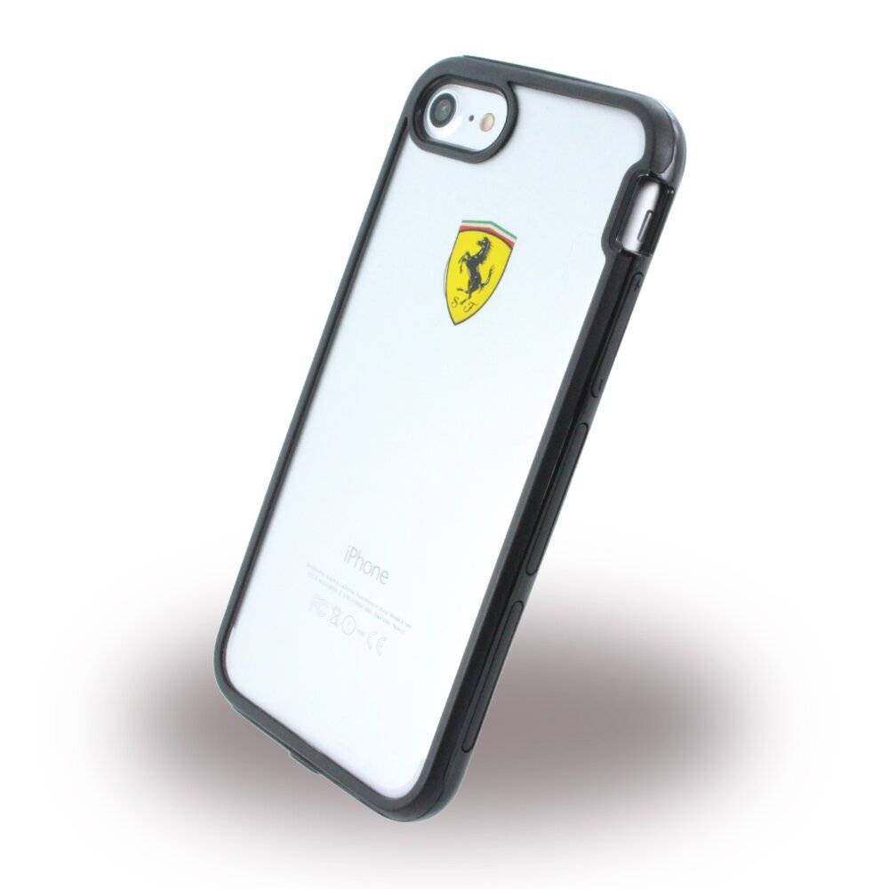 Ferrari - Racing Shockproof FEHCP7TR3 - Handyhülle - iPhone 7, 8 - Transparent-0