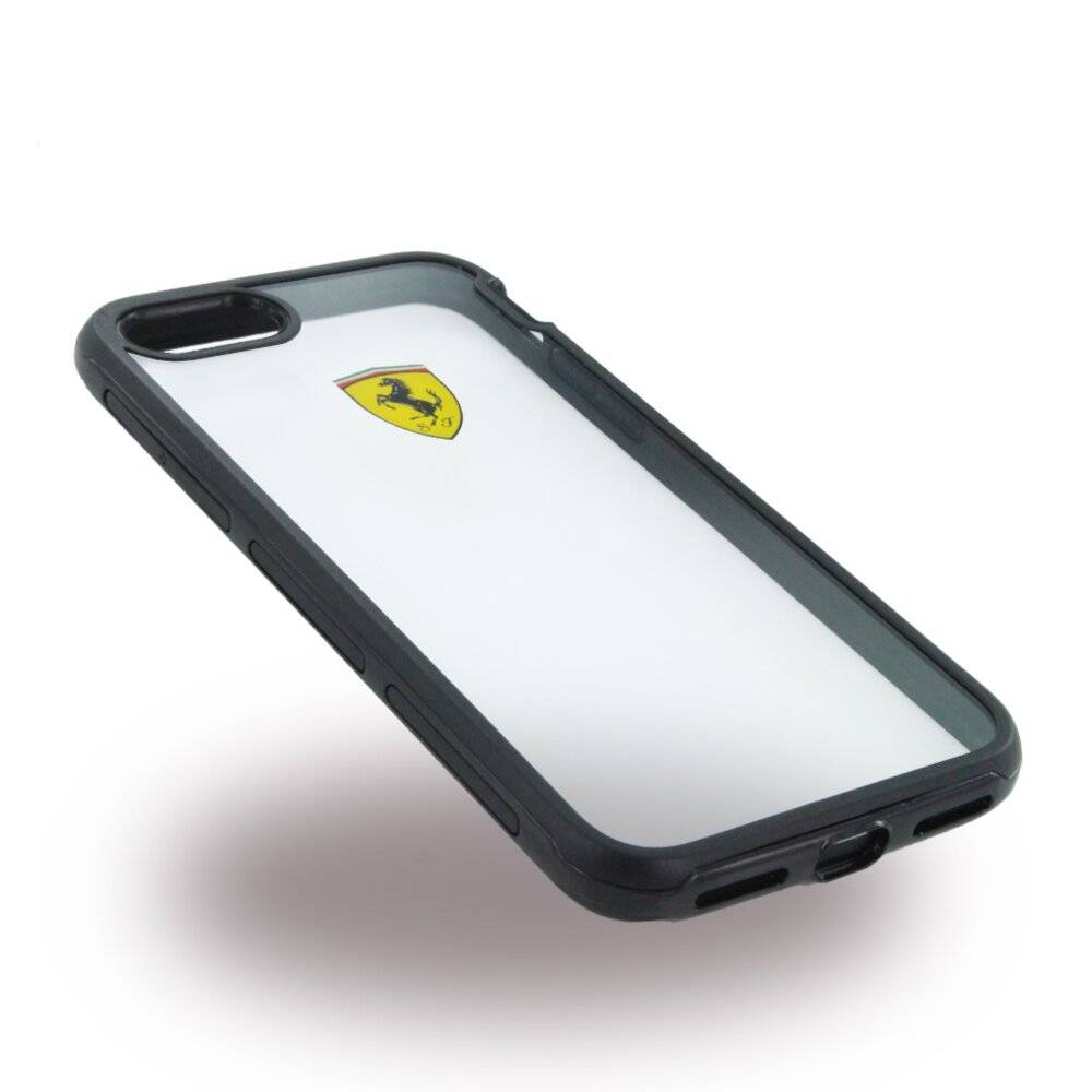 Ferrari - Racing Shockproof FEHCP7TR3 - Handyhülle - iPhone 7, 8 - Transparent-1