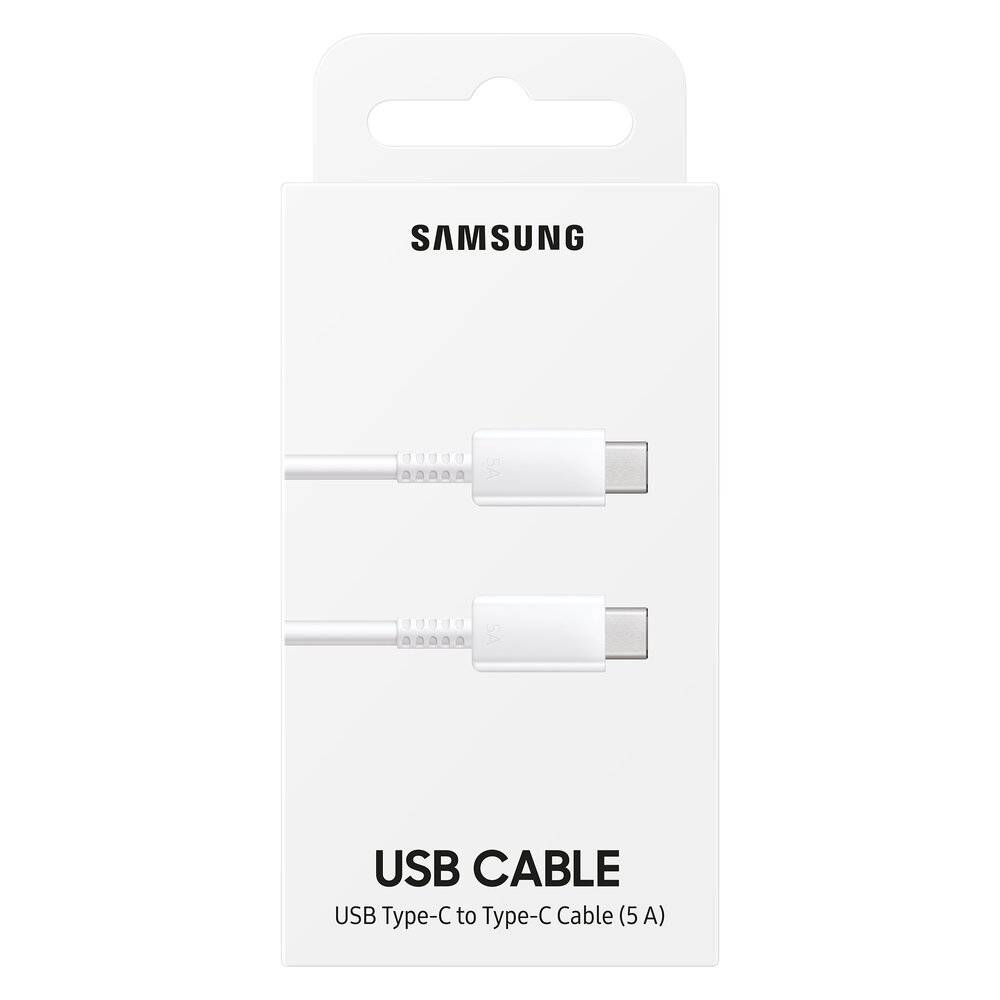 Symbolbild für Samsung USB-C auf USB-C Kabel 5A weiß EP-DN975BWE