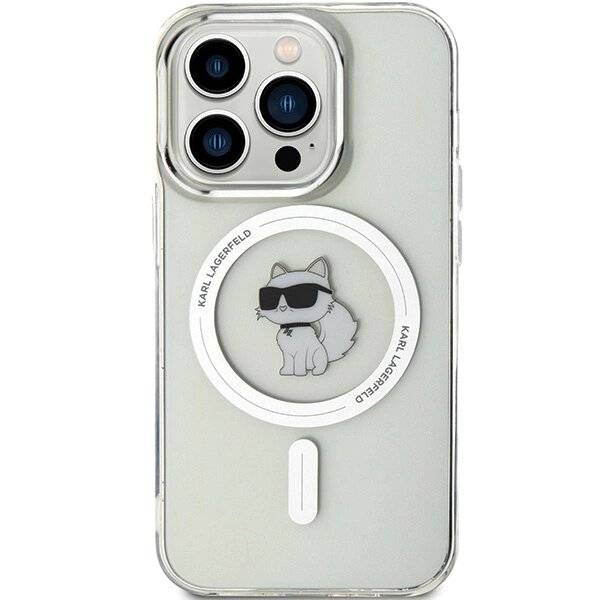 Karl Lagerfeld IML Choupette MagSafe Hülle iPhone 14 Pro Max – transparent-2