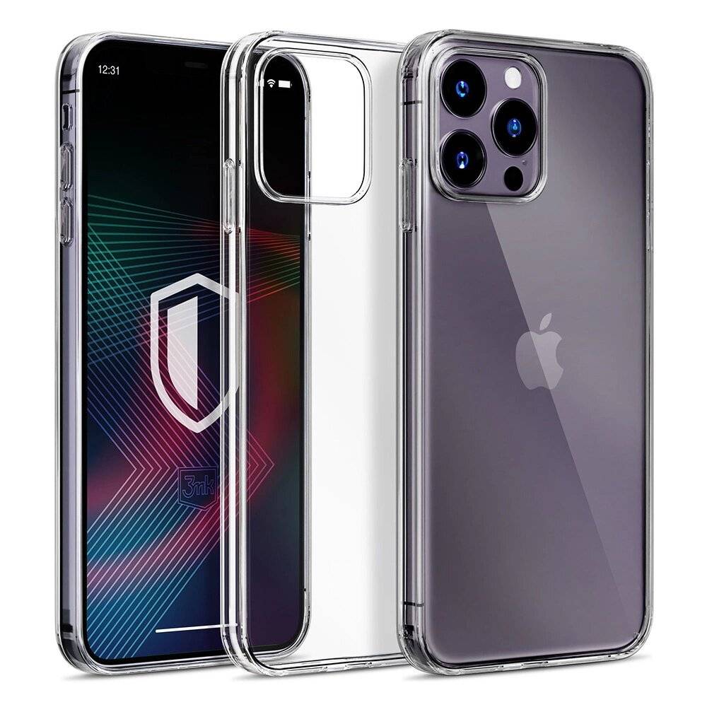 iPhone 14 Pro Silikonhülle 3mk Clear Case Serie-5