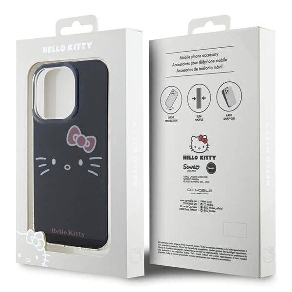 Hello Kitty IML Face Hülle iPhone 15 Pro Max – Schwarz-1