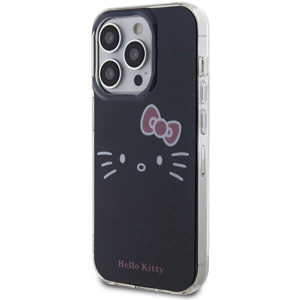 Hello Kitty IML Face Hülle iPhone 15 Pro Max – Schwarz-2