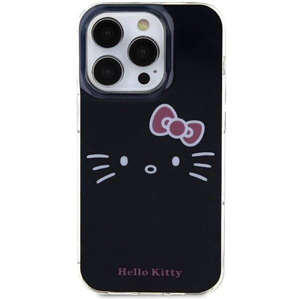 Hello Kitty IML Face Hülle iPhone 15 Pro Max – Schwarz-3