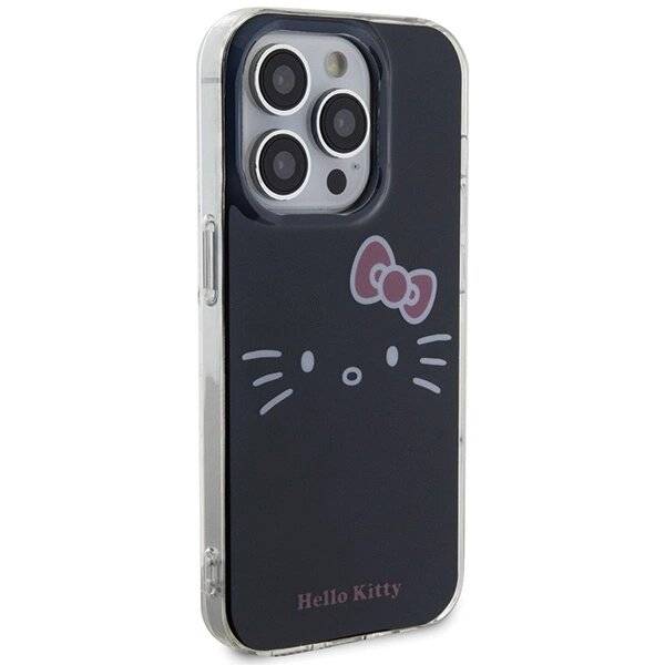 Hello Kitty IML Face Hülle iPhone 15 Pro Max – Schwarz-4
