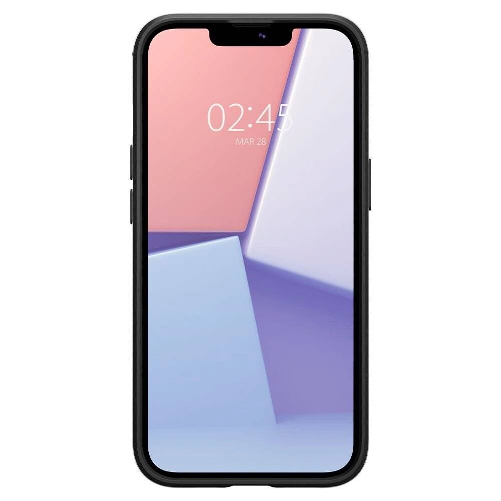 Spigen Liquid Air Hülle iPhone 13 – Mattschwarz-3