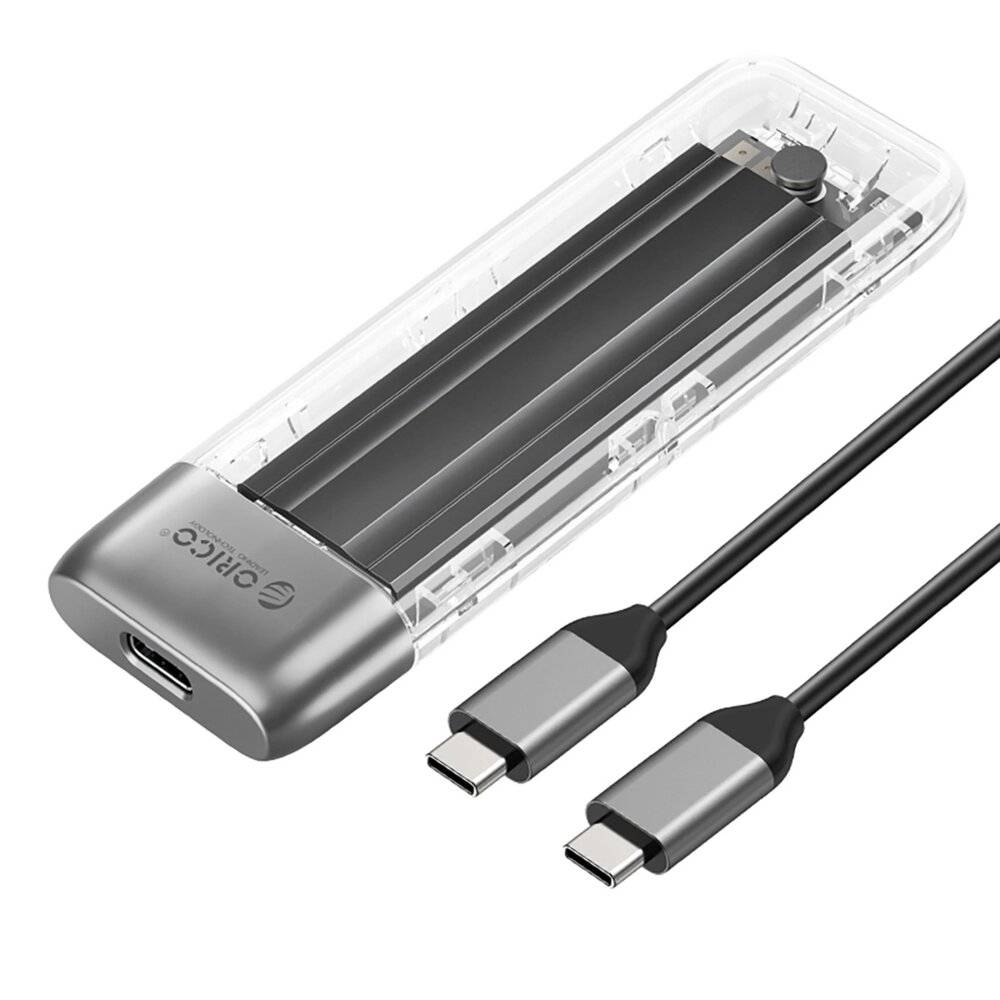 Orico TXM2-C3 M.2 NVME USB-C 3.2 10Gb/s Festplattenlaufwerk - Grau-2