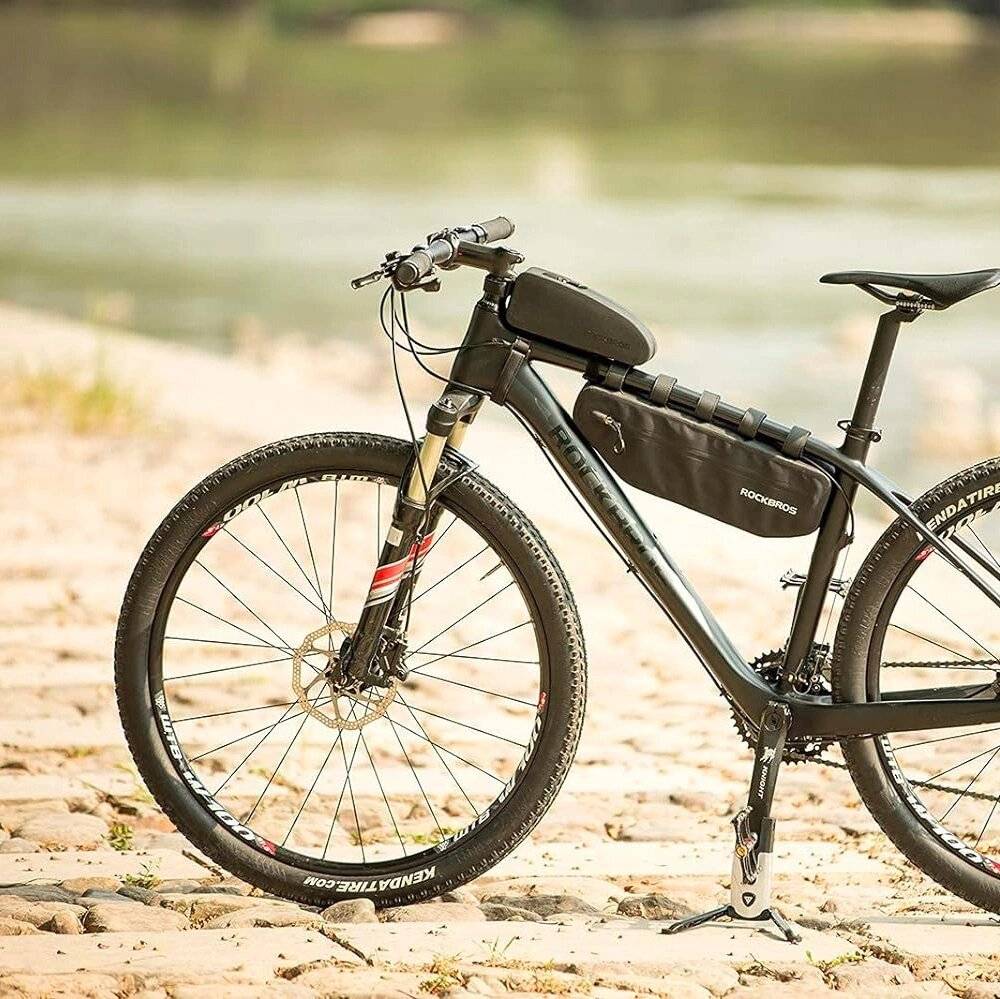 Rockbros AS-019-1 Fahrradrahmentasche wasserdicht 1,6 l - Schwarz-3
