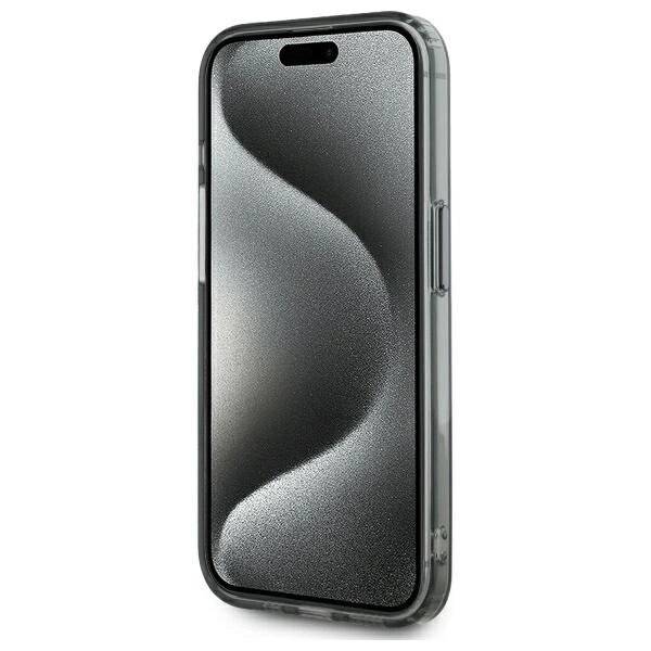 Karl Lagerfeld KLHMP15XHLSKCK iPhone 15 Pro Max 6,7″ schwarz/schwarzes Hardcase IML Metal-3