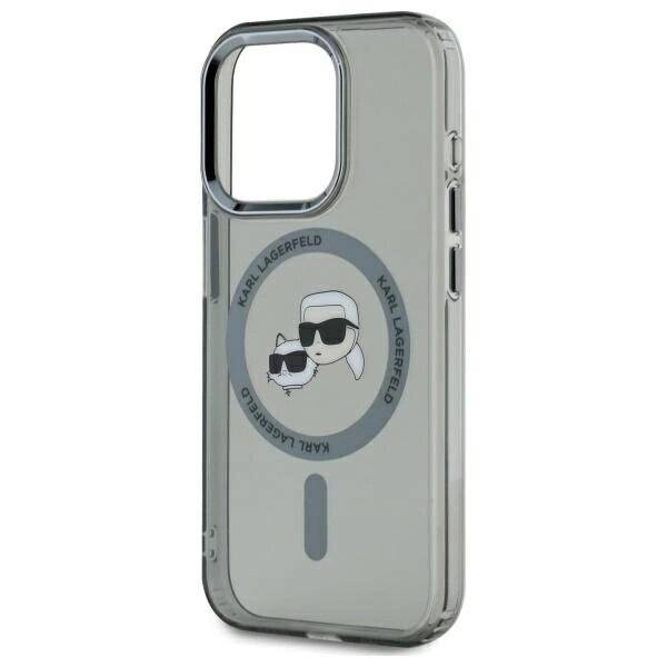 Karl Lagerfeld KLHMP15XHLSKCK iPhone 15 Pro Max 6,7″ schwarz/schwarzes Hardcase IML Metal-4