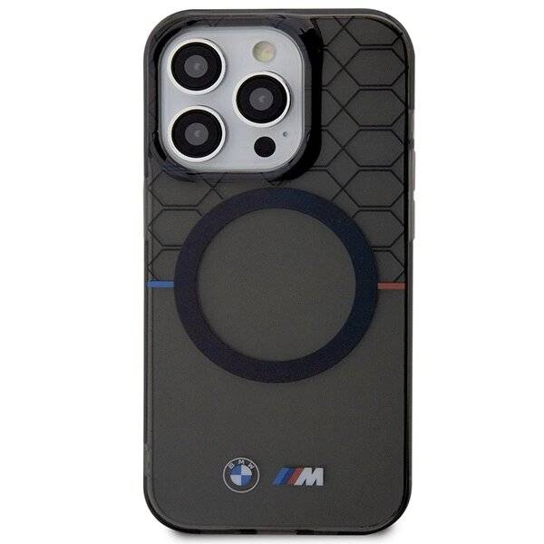 BMW Pattern MagSafe Hülle iPhone 13 Pro Max – grau-2