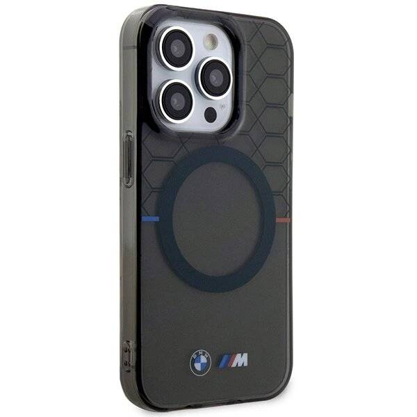 BMW Pattern MagSafe Hülle iPhone 13 Pro Max – grau-3