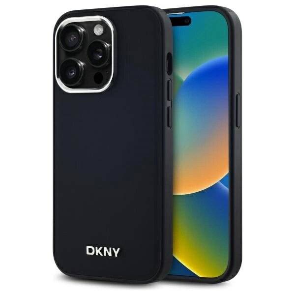 DKNY Plain Logo MagSafe Hülle iPhone 14 Pro – Schwarz-5