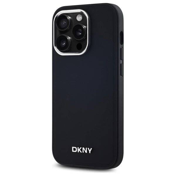 DKNY Plain Logo MagSafe Hülle iPhone 14 Pro – Schwarz-2