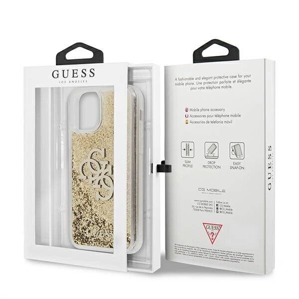 Guess 4G Big Liquid Glitter Case iPhone 11 6.1″ / Xr - Gold-1