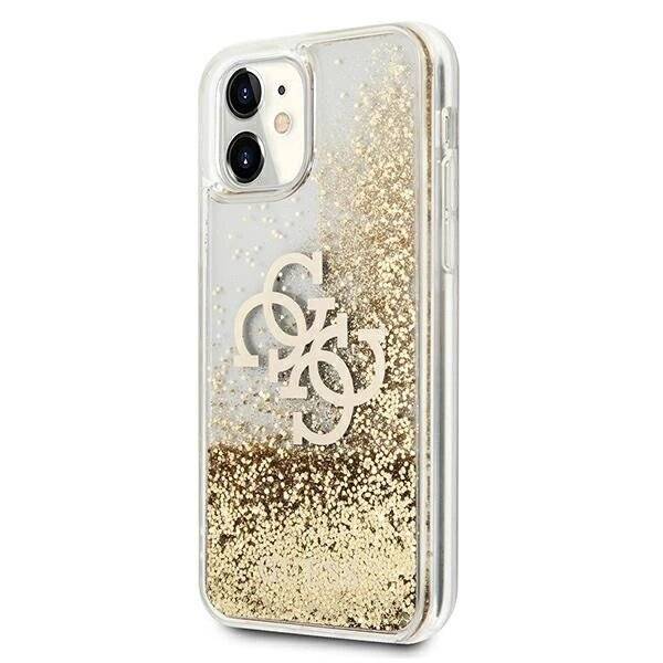 Guess 4G Big Liquid Glitter Case iPhone 11 6.1″ / Xr - Gold-2