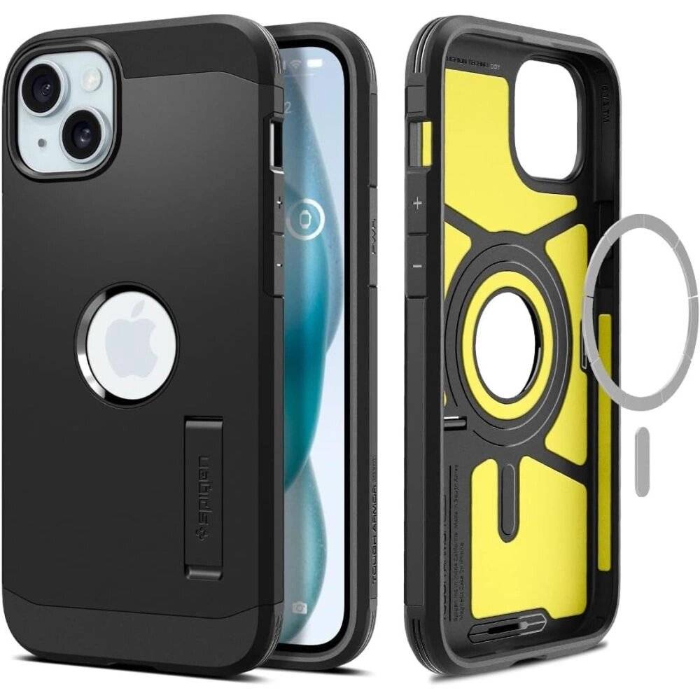 Spigen Tough Armor MagSafe Hülle iPhone 15 – Schwarz-5