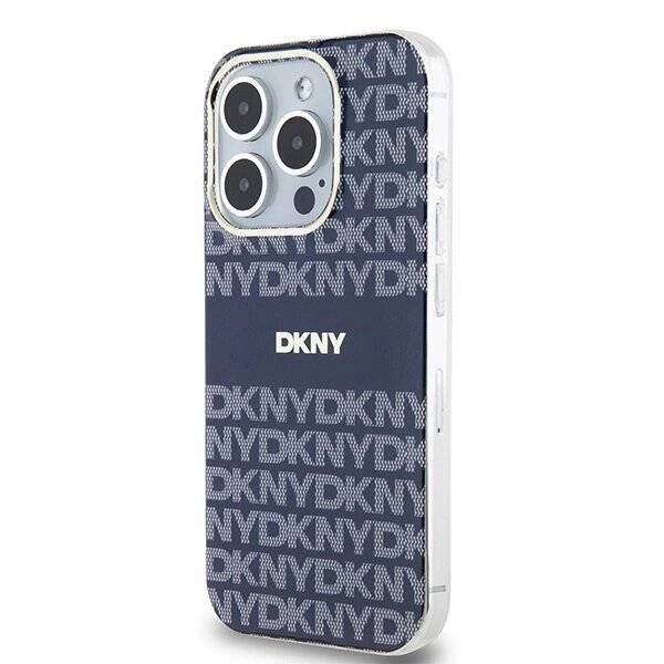 DKNY IML Mono & Stripe MagSafe Hülle iPhone 15 Pro – Blau-2