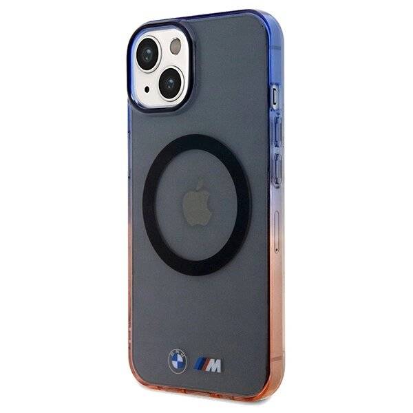 BMW Gradient Bumper MagSafe Hülle iPhone 15 Plus / 14 – Grau-2