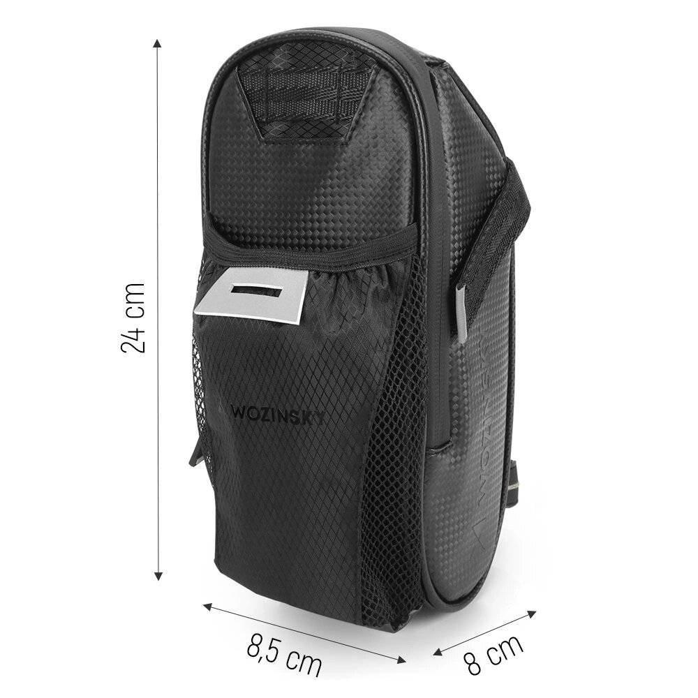 Wozinsky Fahrradsatteltasche 1,5 l schwarz WBB20BK-4