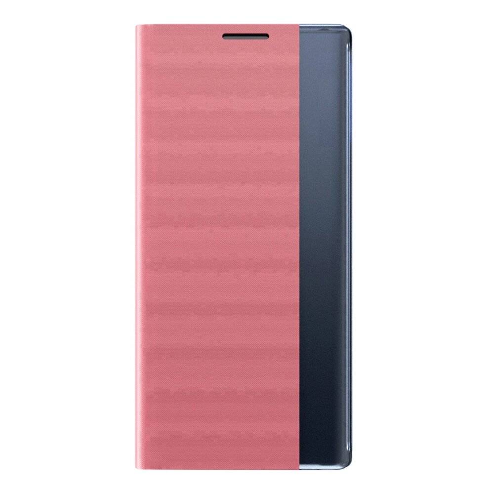 Sleep Case Booktype Smart Schutzhülle Aufklappbare Hülle iPhone 13 Pro Max rosa-3