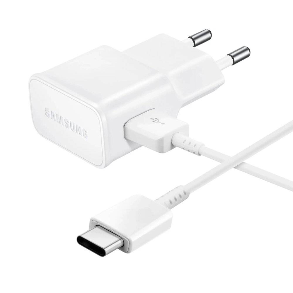 Samsung EP-TA200EWE USB-A 15W Wandladegerät EP-DR140AWE - USB-C Kabel OOB Bulk Ersatzverpackung-0