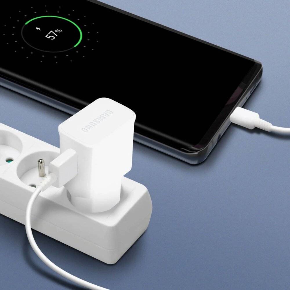 Samsung EP-TA200EWE USB-A 15W Wandladegerät EP-DR140AWE - USB-C Kabel OOB Bulk Ersatzverpackung-2