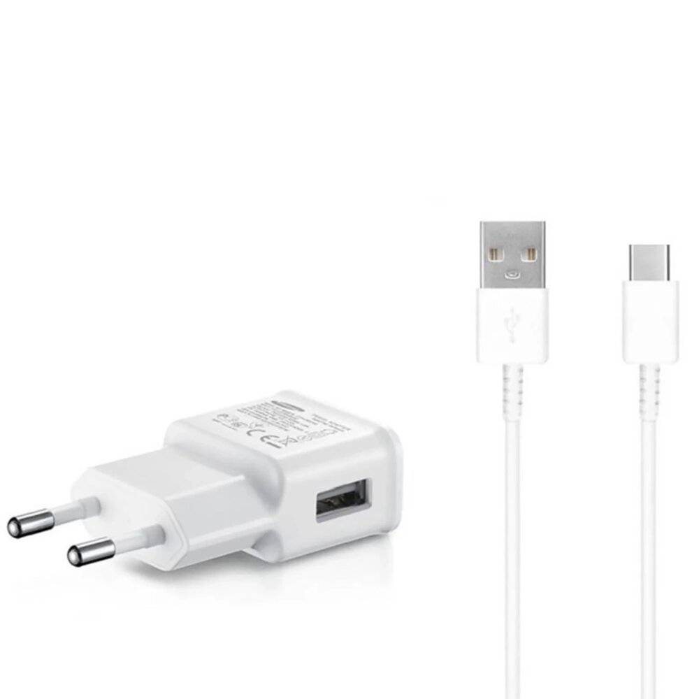 Samsung EP-TA200EWE USB-A 15W Wandladegerät EP-DR140AWE - USB-C Kabel OOB Bulk Ersatzverpackung-3