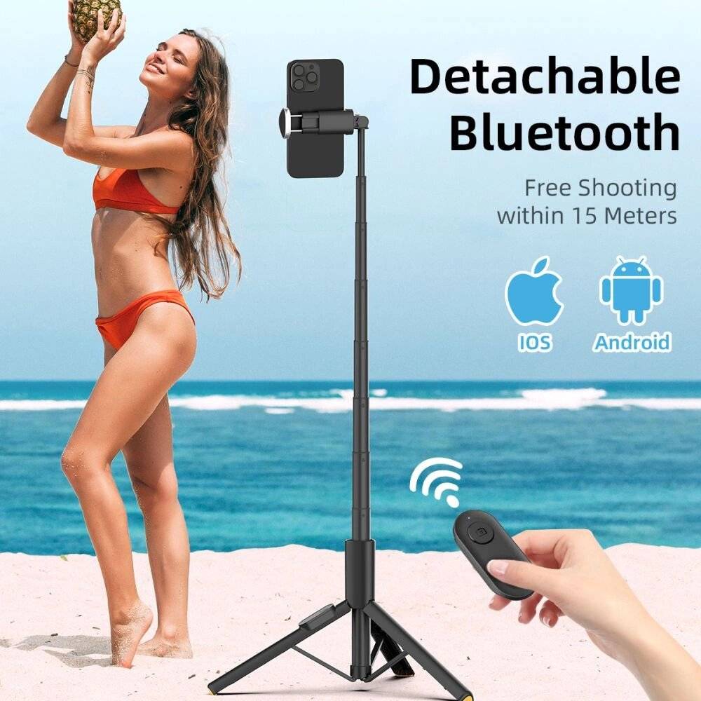 Selfie-Stick Tech-Protect L09S Stativ - Schwarz-1