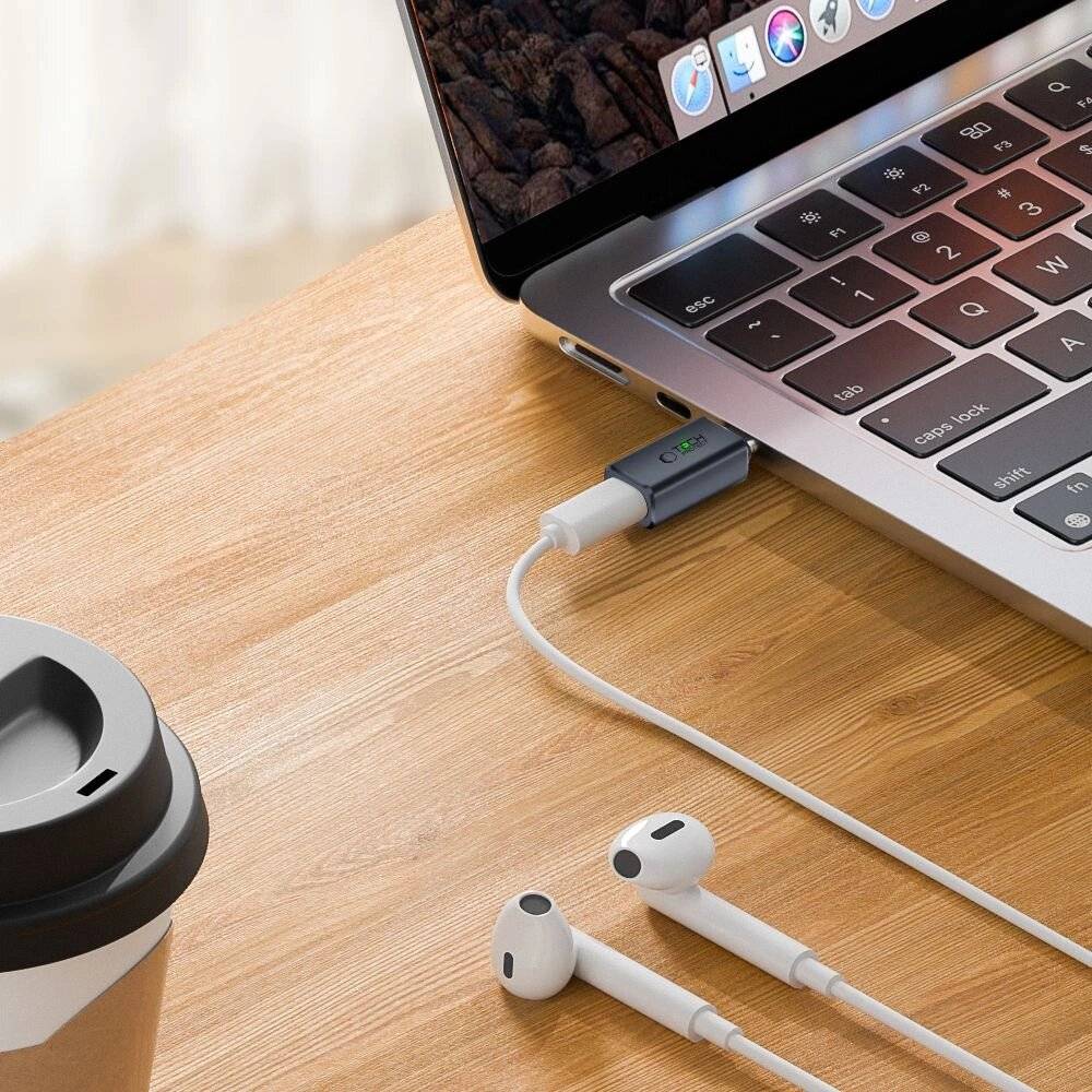 Tech-Protect UltraBoost Typ-C-auf Lightning -Adapter – Grau-3