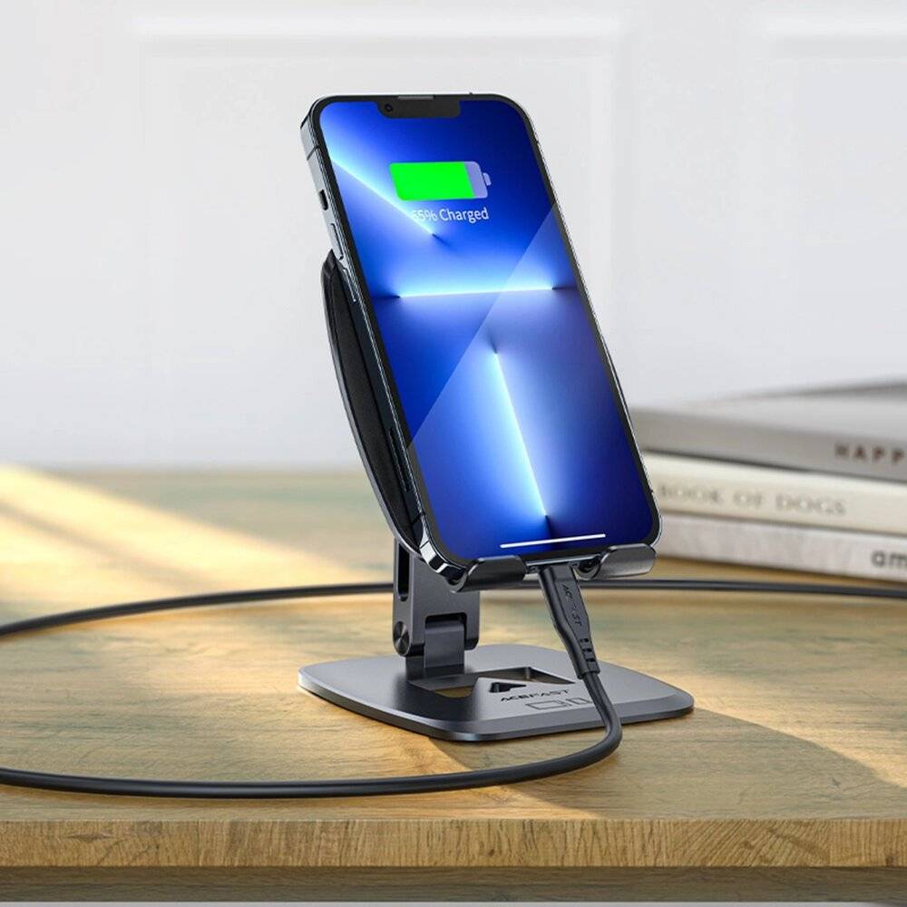 Acefast faltbarer Ständer / Telefonhalter grau E13-4