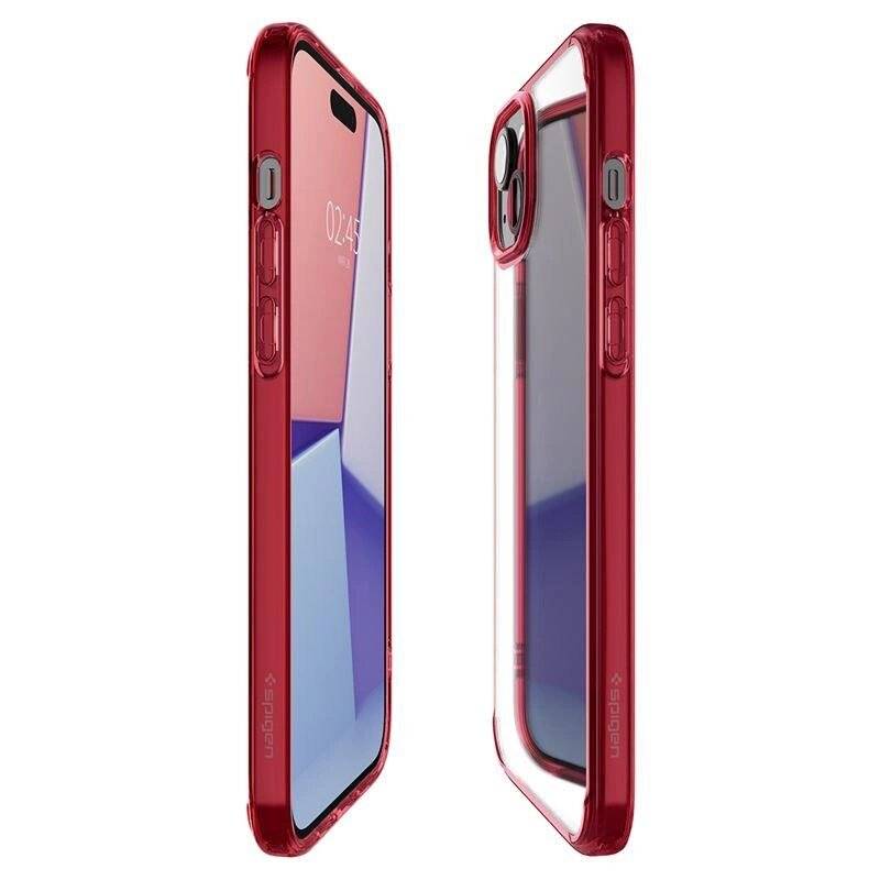 Spigen Ultra Hybrid-Hülle iPhone 15 Plus – rot-1