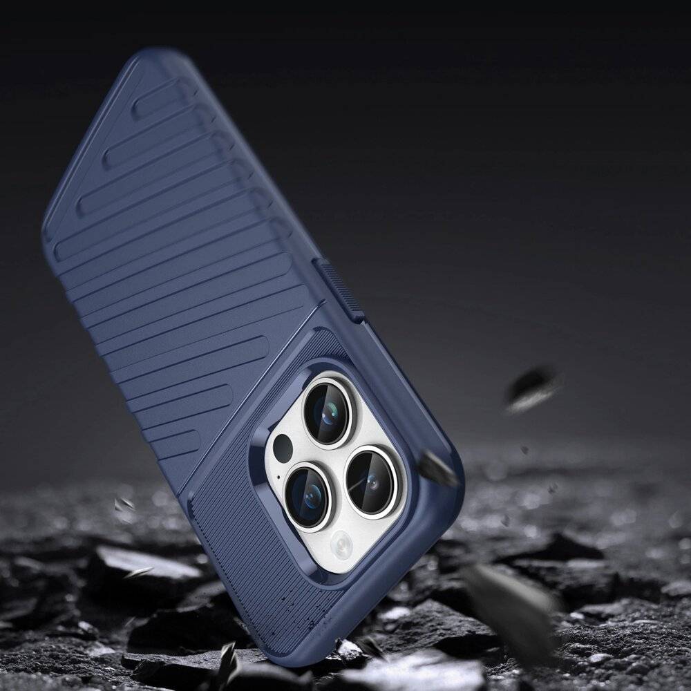 Thunder Case iPhone 14 Pro blaue gepanzerte Hülle-4