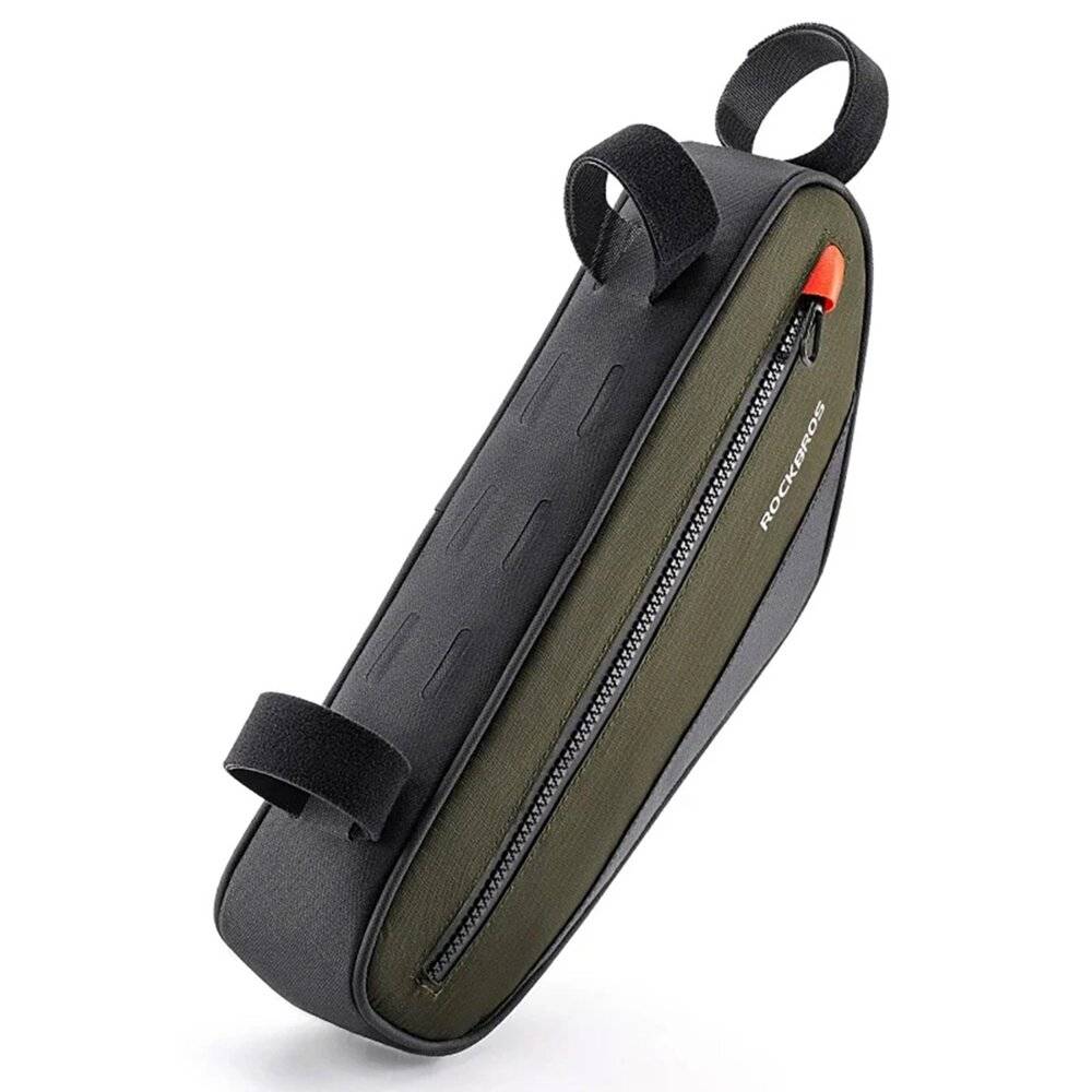 Rockbros 30120079001 Fahrradtasche 1,7 l Rahmen – Grün Schwarz-2
