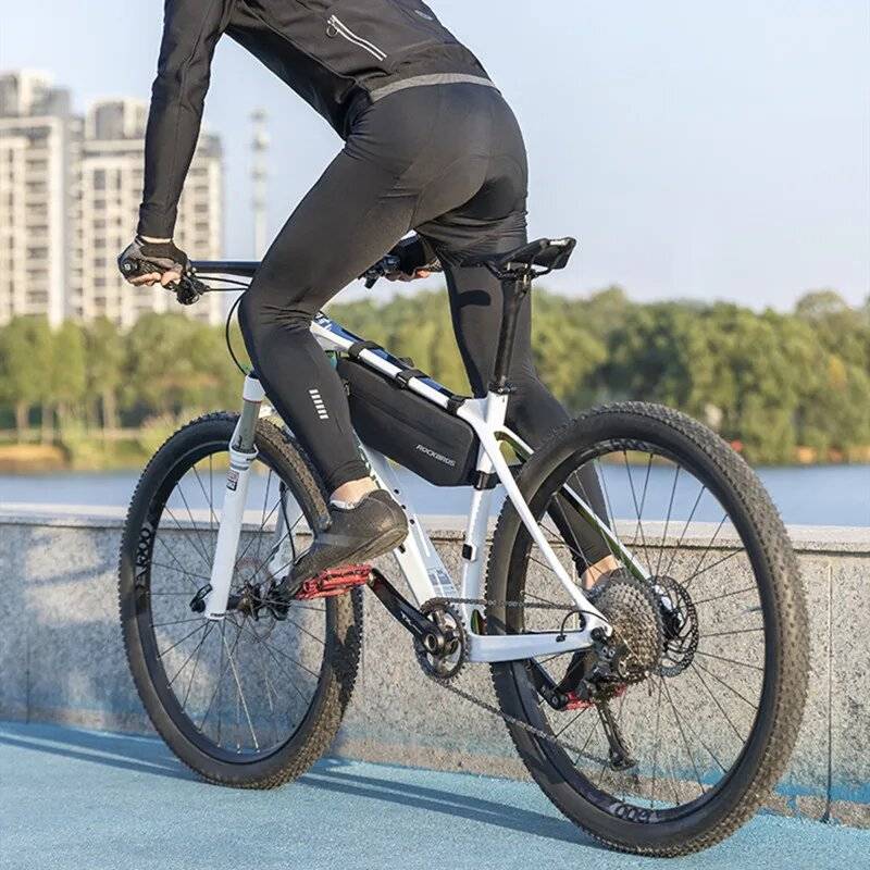 Rockbros AS-043 Fahrradtasche Klettverschluss 3l - schwarz-1