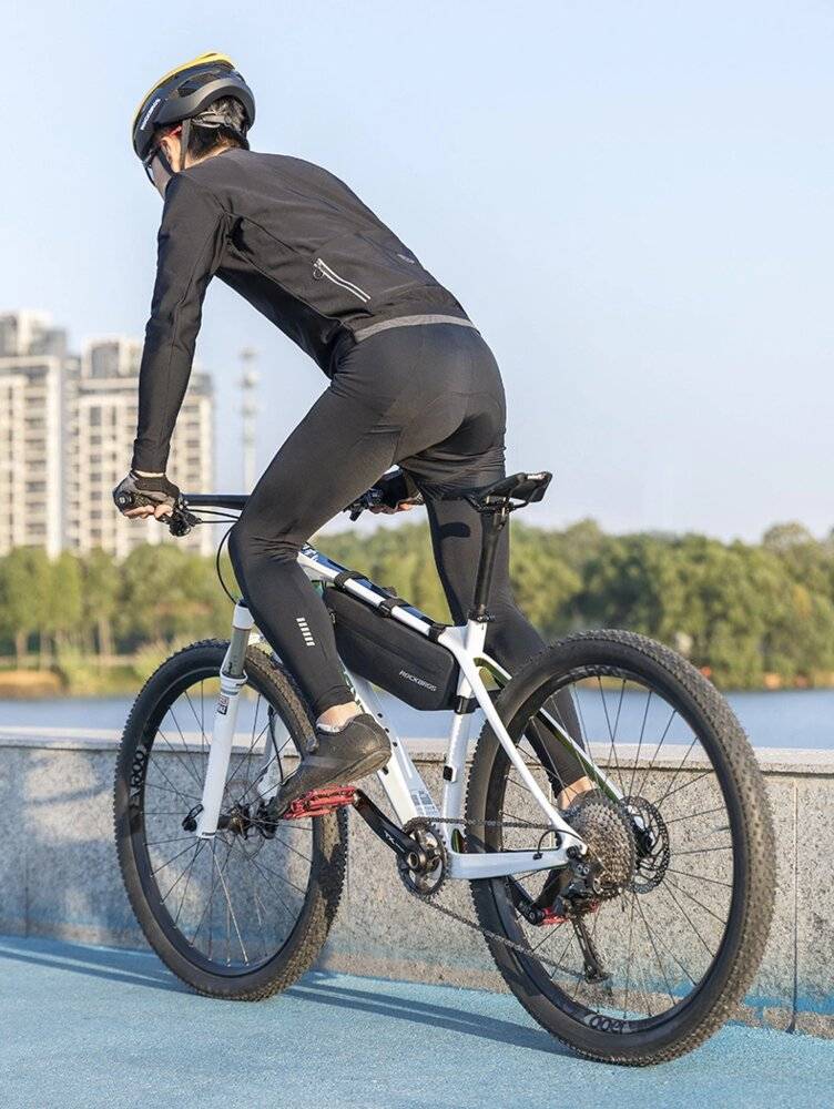 Rockbros AS-043 Fahrradtasche Klettverschluss 3l - schwarz-4