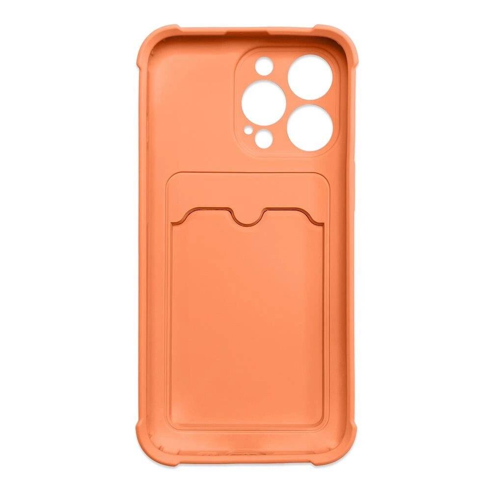 Card Armor Case Pouch Cover iPhone 11 Pro Max Wallet Silikon Air Bag Orange-1