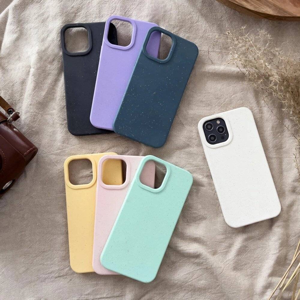 Eco Case Hülle iPhone 11 Pro Max Silikonhülle Handyhülle Gelb-4